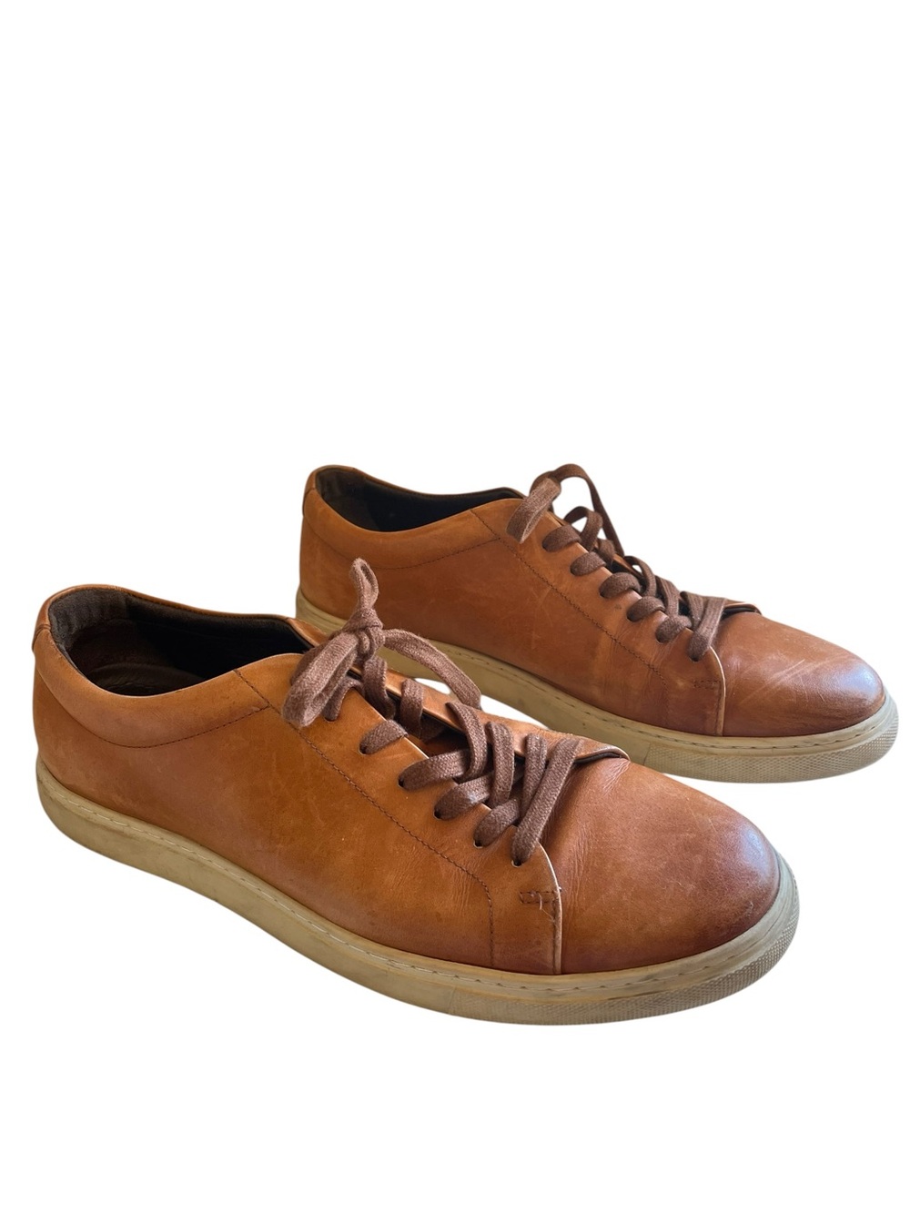 Allen Edmonds Men's Canal Court Leather Sneakers Handmade in Portugal